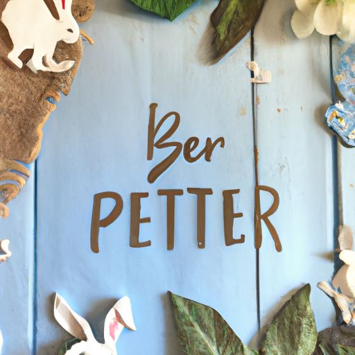 peter rabbit backdrop